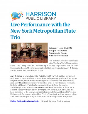 NY Metropolitan Flute Trio 