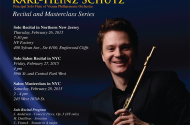 Karl-Heinz Schütz Recital & Masterclass Series in NYC and Northern NJ